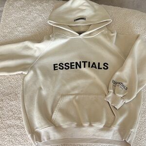 Essentials Beige Hoodie